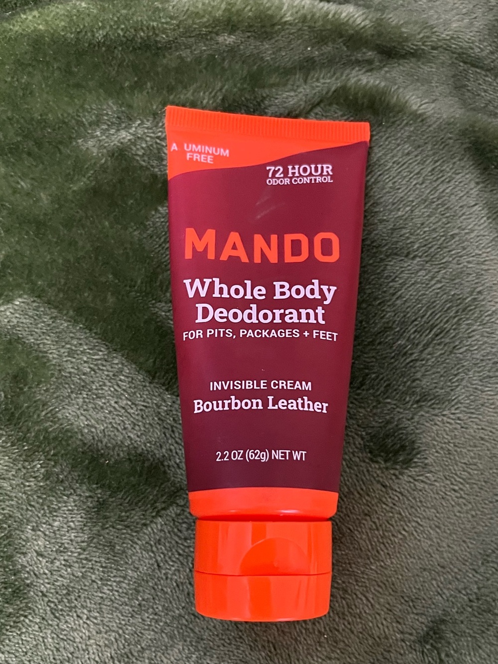 Whole Body Unisex Deodorant Invisible Cream - Bourbon Leather